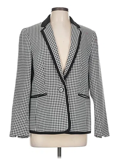 Pre-owned Kasper Blazer Jacket In Ivory
