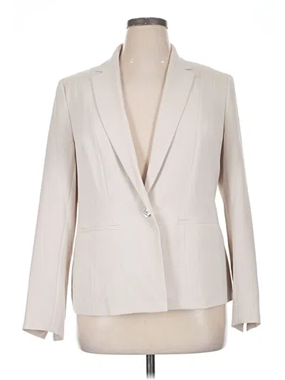 Pre-owned Kasper Blazer Jacket In Ivory
