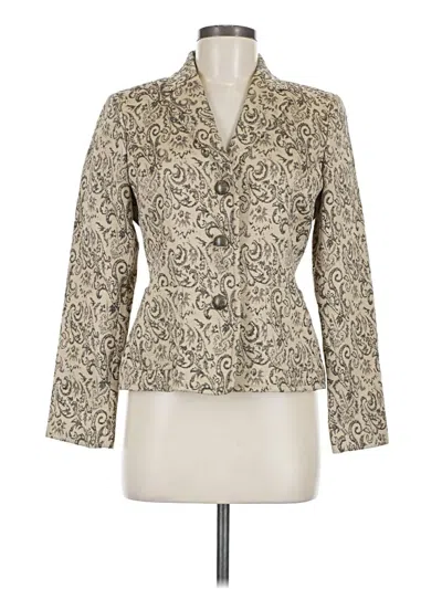 Pre-owned Kasper Blazer Jacket In Ivory