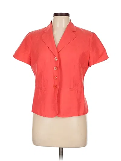 Pre-owned Kasper Blazer Jacket In Orange