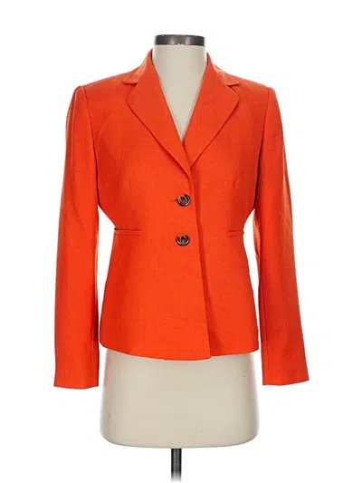 Pre-owned Kasper Blazer Jacket In Orange