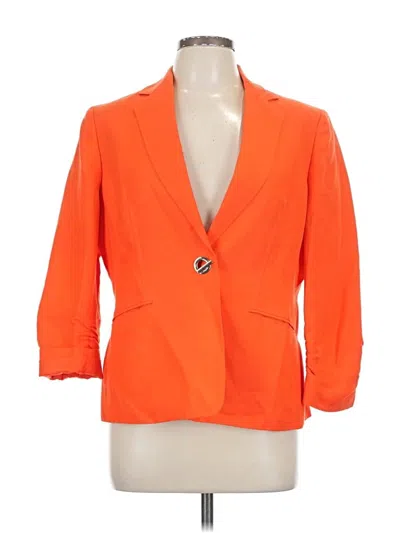 Pre-owned Kasper Blazer Jacket In Orange