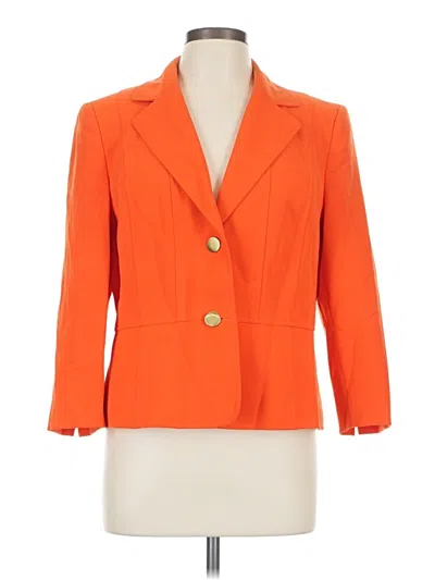 Pre-owned Kasper Blazer Jacket In Orange