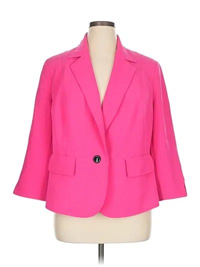 Pre-owned Kasper Blazer Jacket In Pink