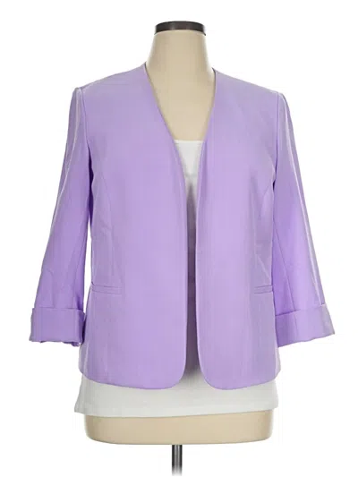 Pre-owned Kasper Blazer Jacket In Purple