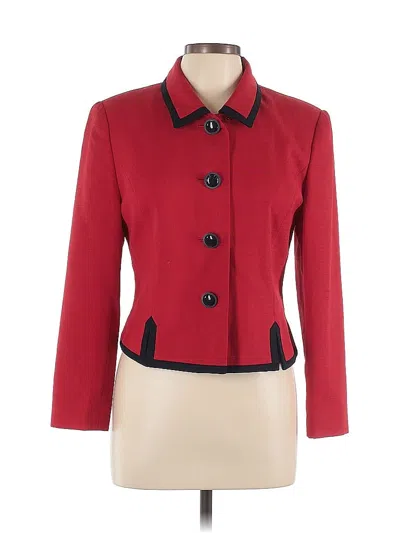 Pre-owned Kasper Blazer Jacket In Red