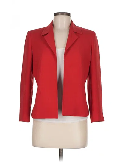 Pre-owned Kasper Blazer Jacket In Red