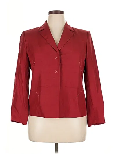 Pre-owned Kasper Blazer Jacket In Red