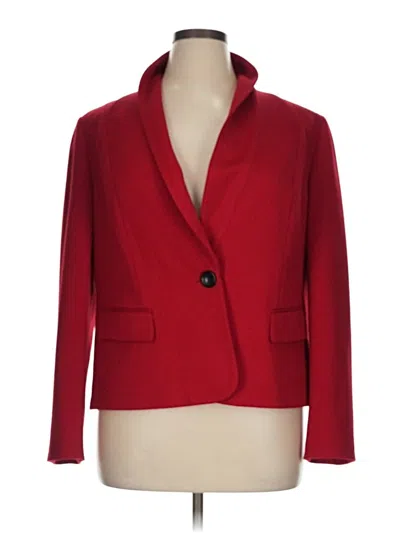 Pre-owned Kasper Blazer Jacket In Red