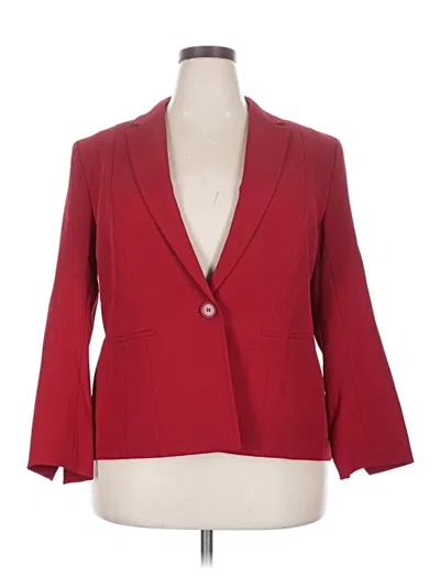Pre-owned Kasper Blazer Jacket In Red