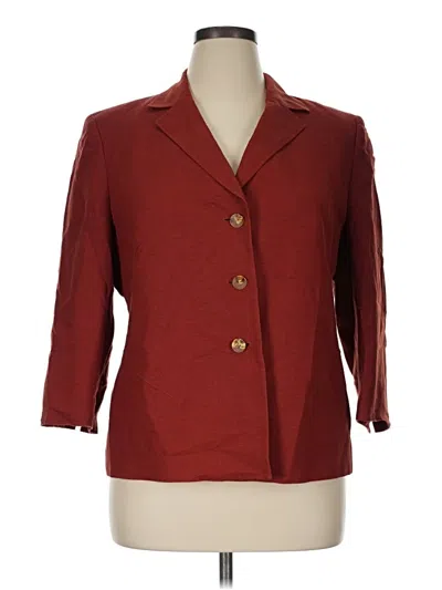 Pre-owned Kasper Blazer Jacket In Red