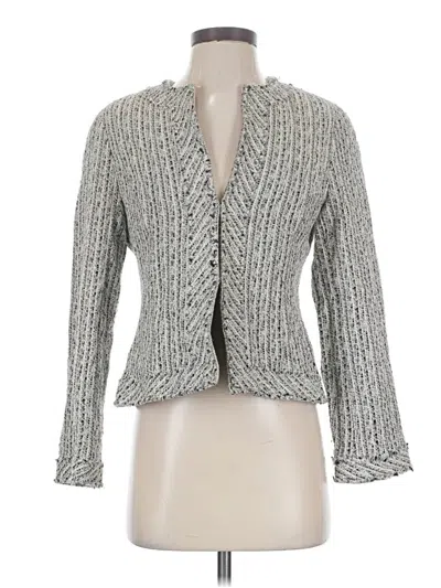 Pre-owned Kasper Blazer Jacket In Silver