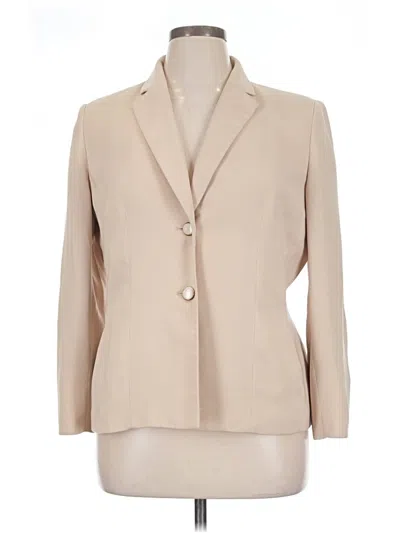 Pre-owned Kasper Blazer Jacket In Tan