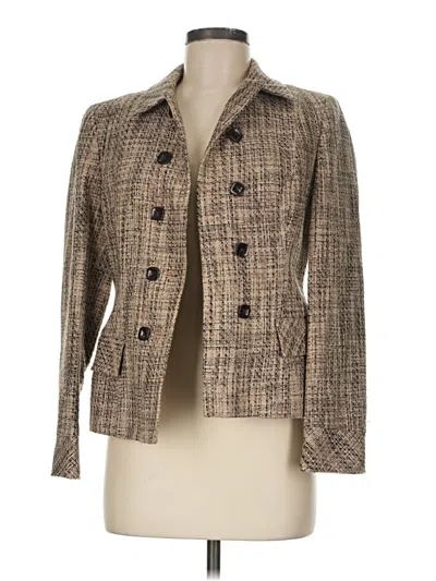 Pre-owned Kasper Blazer Jacket In Tan