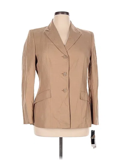 Pre-owned Kasper Blazer Jacket In Tan