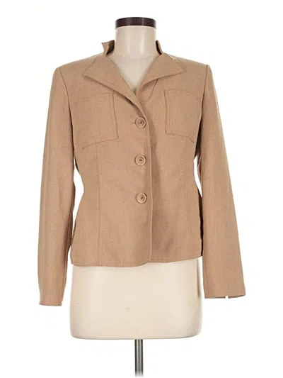 Pre-owned Kasper Blazer Jacket In Tan