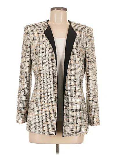 Pre-owned Kasper Blazer Jacket In White
