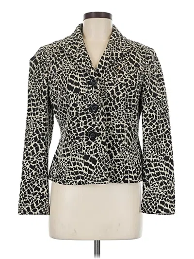 Pre-owned Kasper Blazer Jacket In White