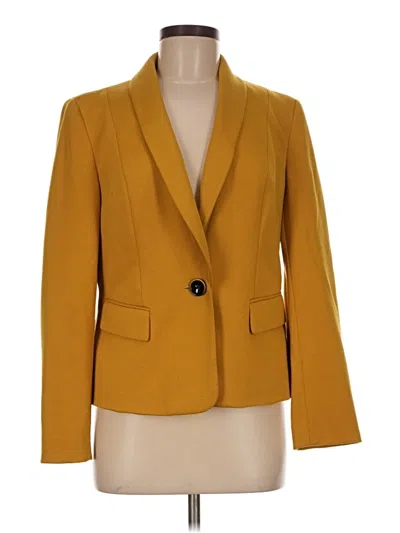 Pre-owned Kasper Blazer Jacket In Yellow