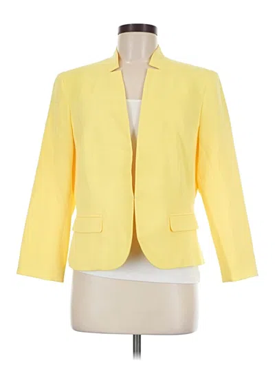 Pre-owned Kasper Blazer Jacket In Yellow