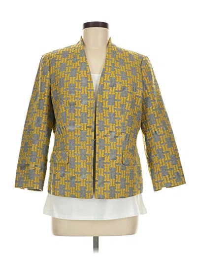 Pre-owned Kasper Blazer Jacket In Yellow