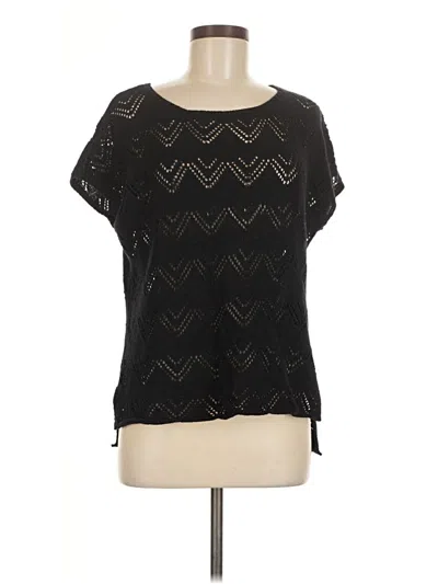 Pre-owned Kasper Cardigan Sweater In Black