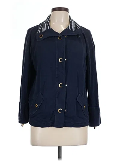 Pre-owned Kasper Cardigan Sweater In Blue