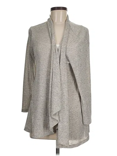Pre-owned Kasper Cardigan Sweater In Gray