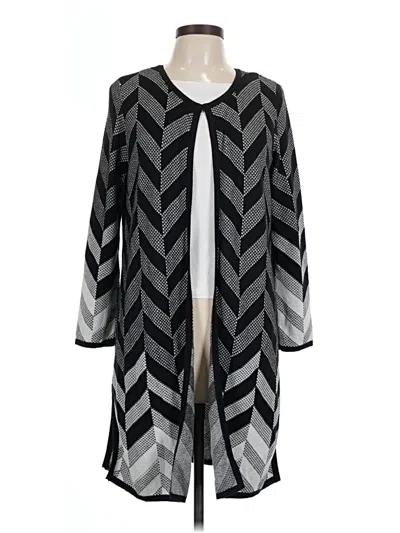 Pre-owned Kasper Cardigan Sweater In Gray