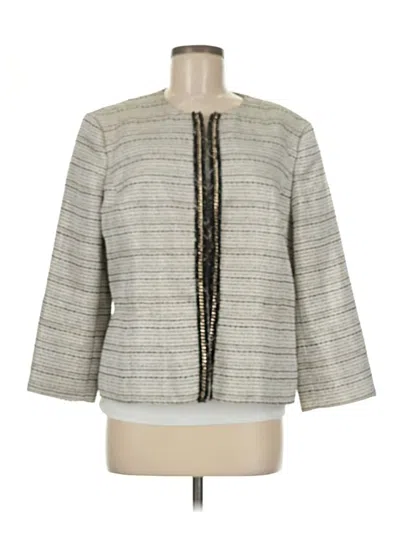 Pre-owned Kasper Cardigan Sweater In Ivory