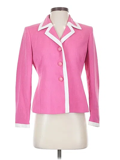 Pre-owned Kasper Cardigan Sweater In Pink