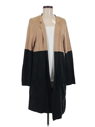Pre-owned Kasper Cardigan Sweater In Tan