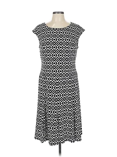 Pre-owned Kasper Casual Dress In Black