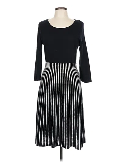 Pre-owned Kasper Casual Dress In Black