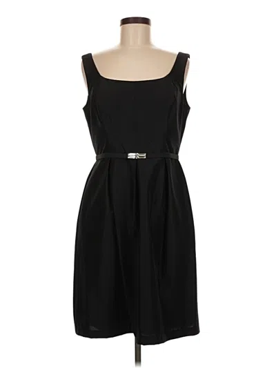 Pre-owned Kasper Casual Dress In Black