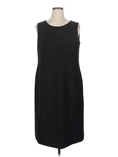 Pre-owned Kasper Casual Dress In Black
