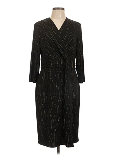 Kasper Casual Dress In Black