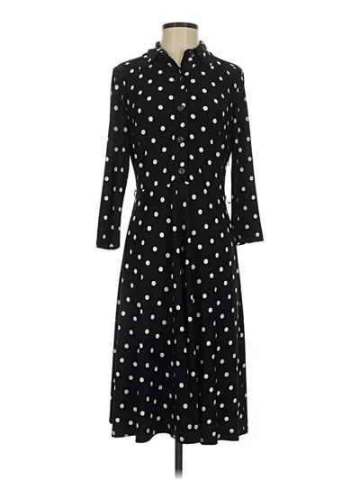 Pre-owned Kasper Casual Dress In Black