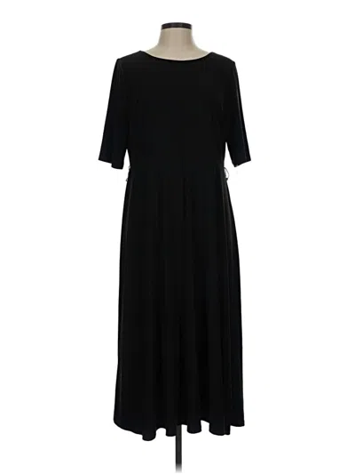Pre-owned Kasper Casual Dress In Black