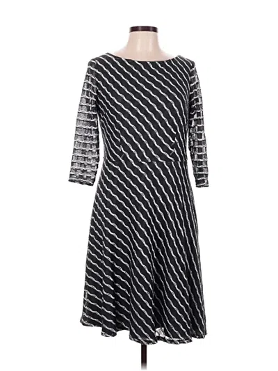 Pre-owned Kasper Casual Dress In Black
