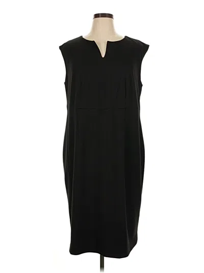 Pre-owned Kasper Casual Dress In Black