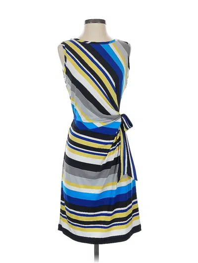 Pre-owned Kasper Casual Dress In Blue