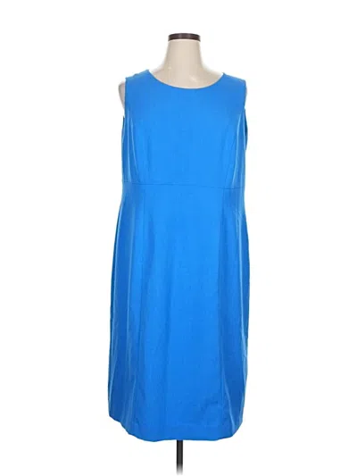 Pre-owned Kasper Casual Dress In Blue