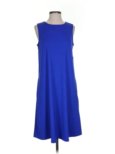 Pre-owned Kasper Casual Dress In Blue