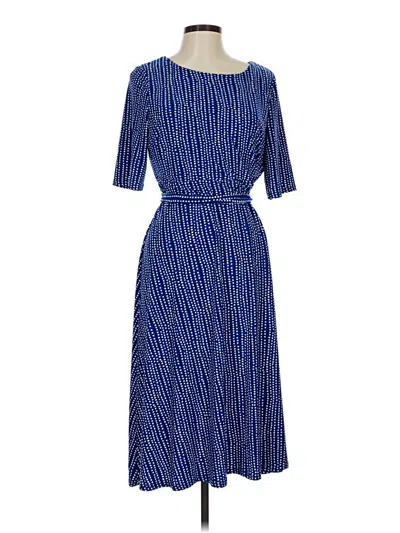 Pre-owned Kasper Casual Dress In Blue
