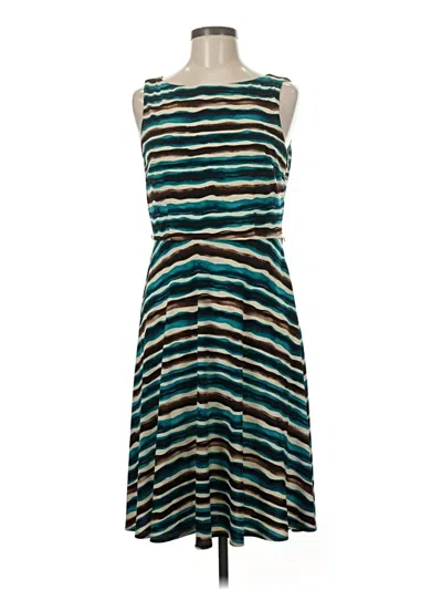 Pre-owned Kasper Casual Dress In Blue