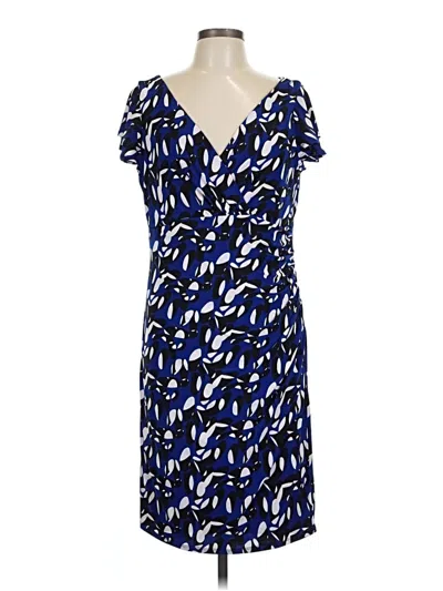 Kasper Casual Dress In Blue