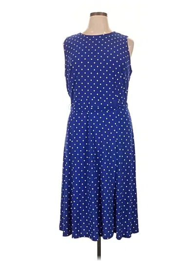 Pre-owned Kasper Casual Dress In Blue