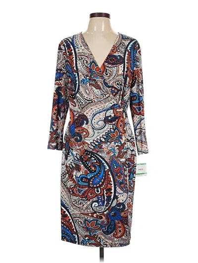 Pre-owned Kasper Casual Dress In Blue