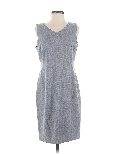 Pre-owned Kasper Casual Dress In Gray